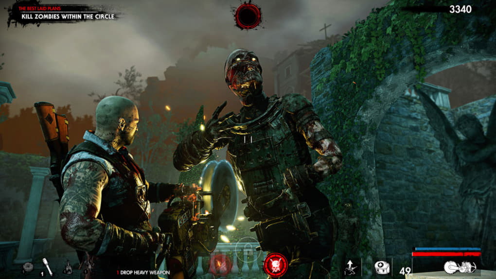 Скриншот из Zombie Army 4 Dead War, геймплей