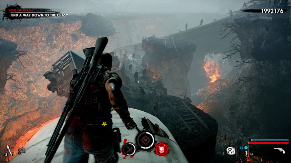 Геймплей из Zombie Army 4 Dead War