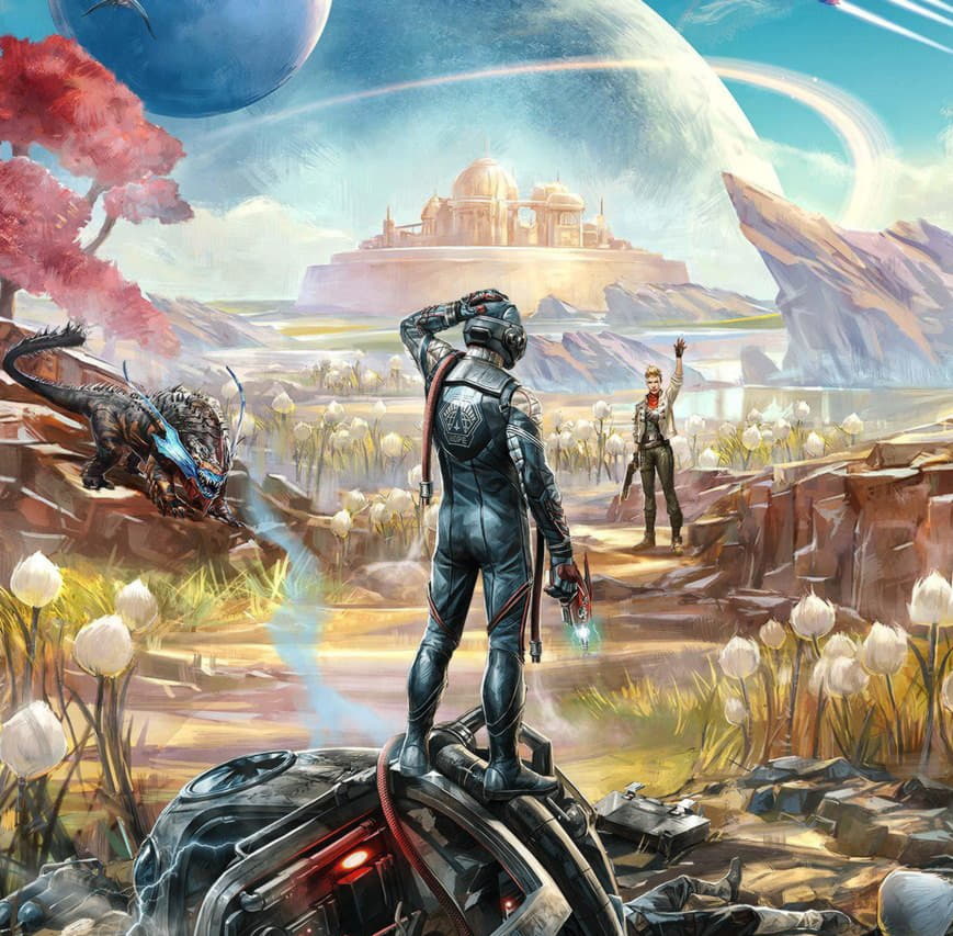Обложка игры The Outer Worlds