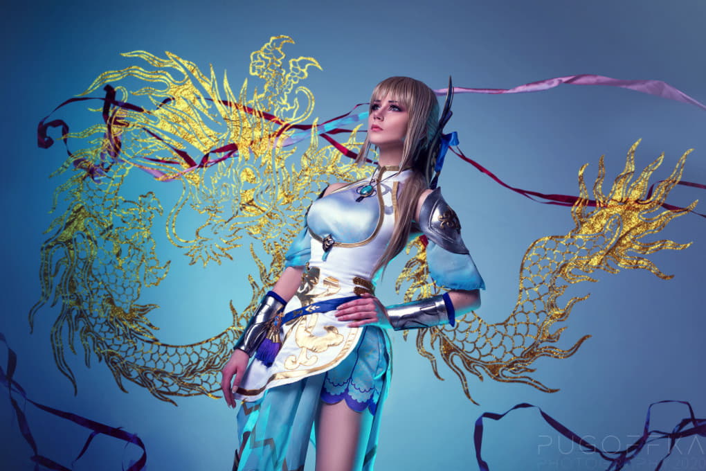 Косплей на Ван Юаньцзи из игры Dynasty Warriors 9