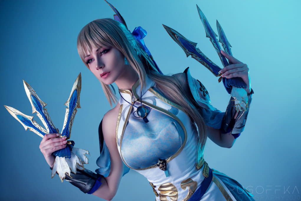 Косплей на Ван Юаньцзи из игры Dynasty Warriors 9