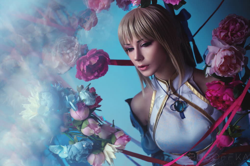 Косплей на Ван Юаньцзи из игры Dynasty Warriors 9