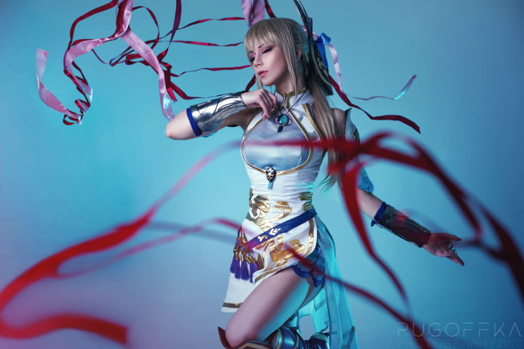 Косплей на Ван Юаньцзи из игры Dynasty Warriors 9