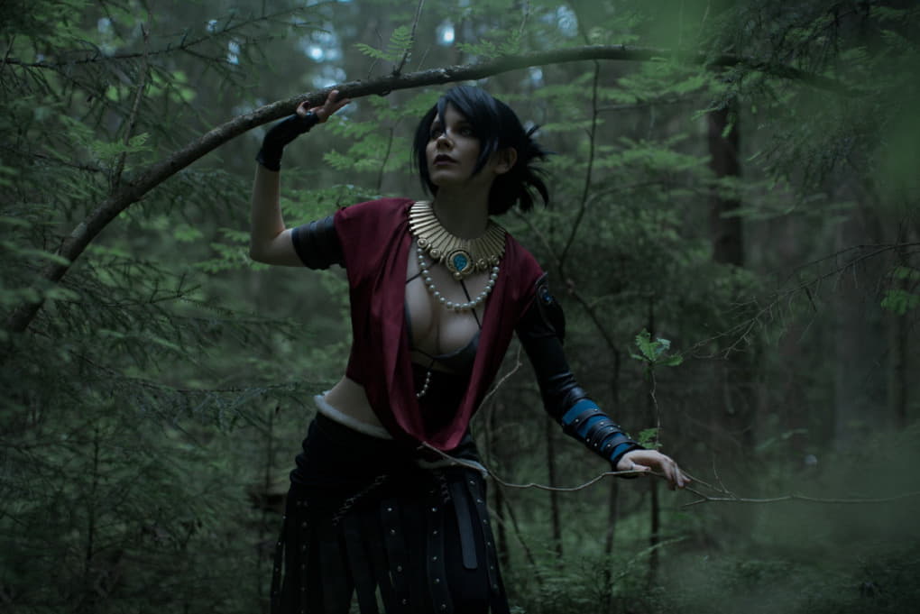 Косплей на Morrigan из Dragon Age