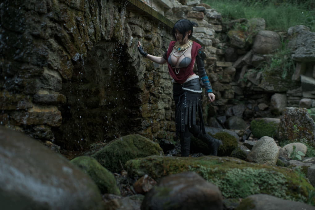 Косплей на Morrigan из Dragon Age