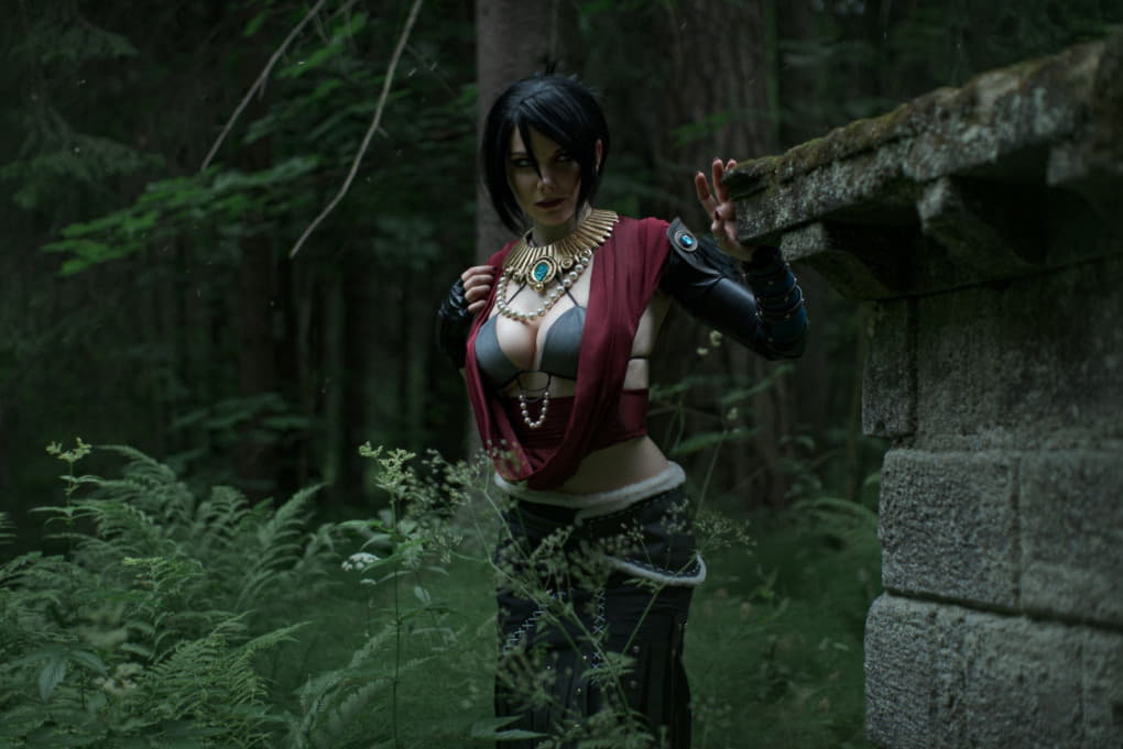 Косплей на Morrigan из Dragon Age
