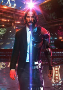 Киану Ривз в игре Cyberpunk 2077