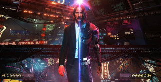 Киану Ривз в игре Cyberpunk 2077