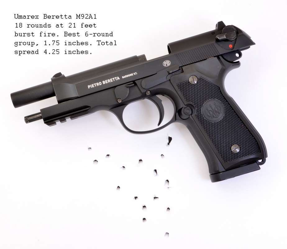 Характеристики пистолета Beretta 92
